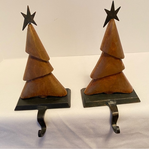 Pier 1 Holiday Pier One Rustic Wood Christmas Tree Cast Iron